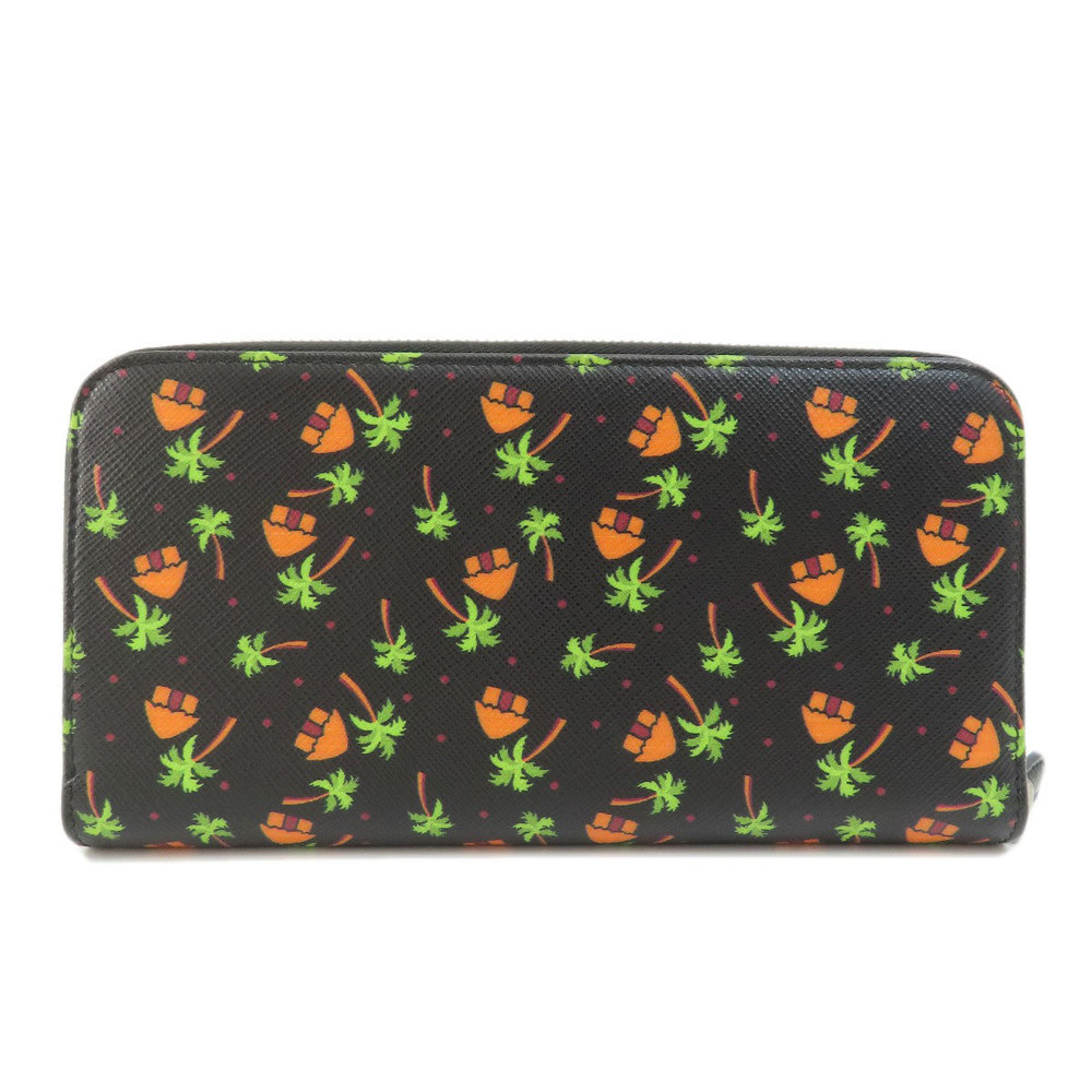 Prada Palm Tree Wallet Motif Long